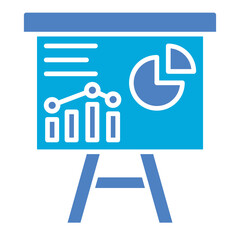 Presentation Glyph Two Color Icon