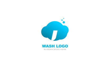 I logo LAUNDRY for branding company. letter template vector illustration for your brand.