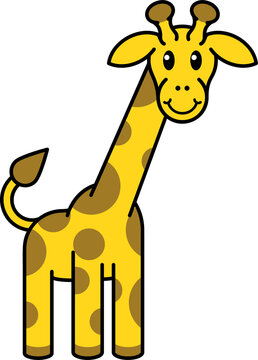 Cartoon Giraffe Animal