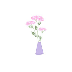 Floral vase, flower in jug