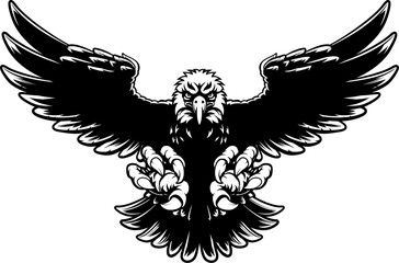 Ferocious Eagle Mascot