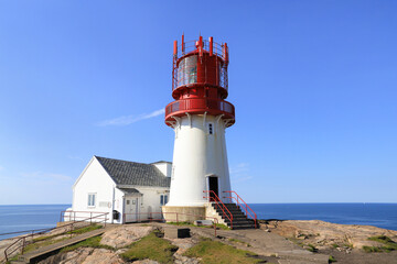 View at the Lindesnes lighthouse, South Norway