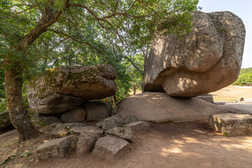 Obraz premium Beglik Tash or Begliktash, is a prehistoric rock phenomenon situated on the southern Black Sea coast of Bulgaria, a few kilometers north of the city of Primorsko.