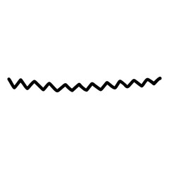 zigzag line hand drawn illustration design