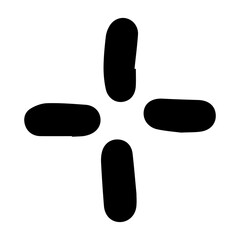 element abstract hand drawn illustration design