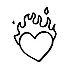 jealous icon hand drawn illustration design