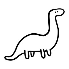 dinosaur hand drawn illustration design