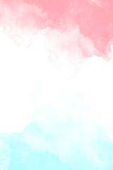 red and blue watercolor background