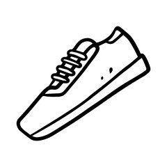 shoe hand drawn illustration design