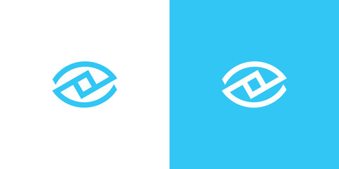 Modern and cool eye logo abstract design
