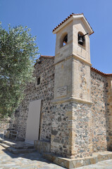 Fototapeta na wymiar The beautiful village of Louvaras in the province of Limassol, in Cyprus 