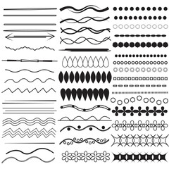 Obraz premium set of borders