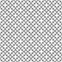 Black and white seamless pattern texture. Greyscale ornamental graphic design. Mosaic ornaments. Pattern template. Vector illustration. EPS10.