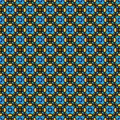 Multi color seamless pattern texture and template. Multicolored. Colorful ornamental graphic design. Colored mosaic ornaments. Vector illustration. EPS10.