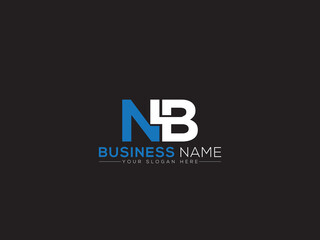 Modern NB Logo Letter Vector, Letter Nb bn Logo Icon Design For Your New Business Or Brand