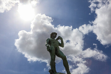 Italien/Toskana/Florenz: Piazzale Michelangelo, Kopie Davids von Michelangelo
