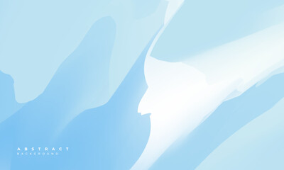 Obraz premium simple blue background . flat blue gradation . wavy background