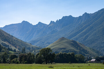Paysage du cirque de Lescun en France