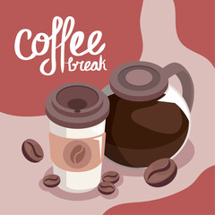 coffee break lettering