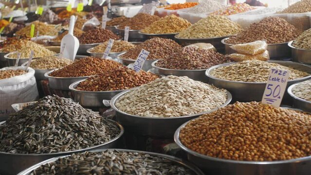instanbul market spicy colorful stand turkey