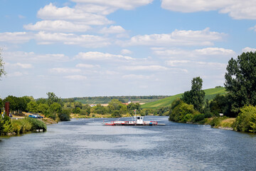 Fototapeta na wymiar boats in the river