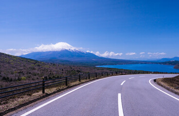 山中湖パノラマ台からの富士山２０２２