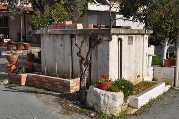 Fototapeta premium The beautiful village of Monagri in the province of Limassol, in Cyprus 