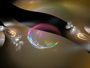 Imaginatory fractal abstract background Image