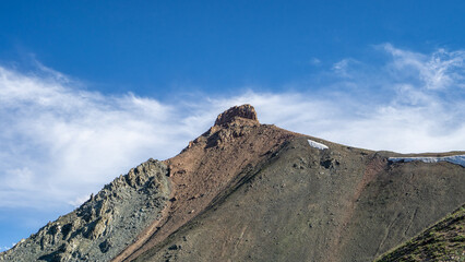 Naklejka premium Rocky mountain peaks. High mountains. Rocky rocks