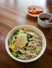 Korea Food Noodles kalguksu myeon hansik
