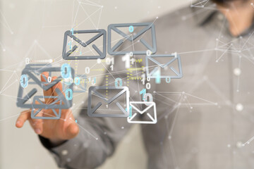 Mail Communication Connection message to mailing