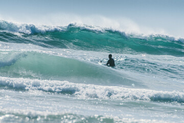 Guy surfing 