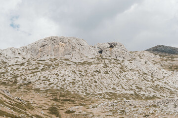 mountain landscape with clouds