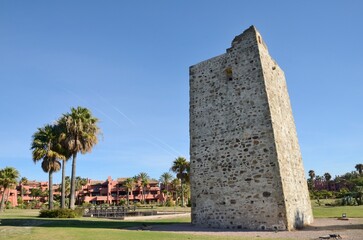Old Watchtower in Estepona, Spain - 527662642