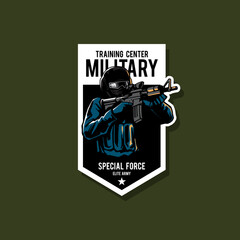 military logo design