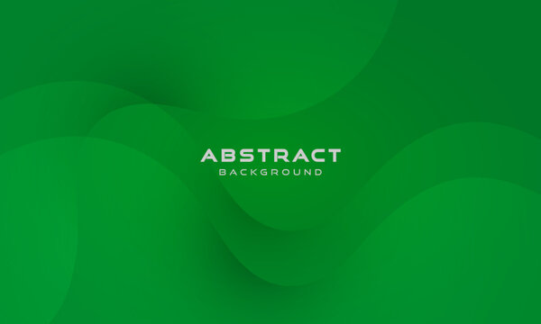 Abstract green liquid background. Dynamic shape composition. Fit for website, banners, wallpapers, brochure, posters