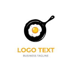 Abstract cooking logo design concept