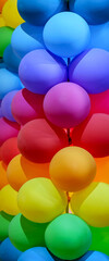 Fototapeta na wymiar colored baloons background