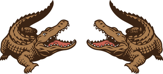
crocodile Royalty Free Vector Image