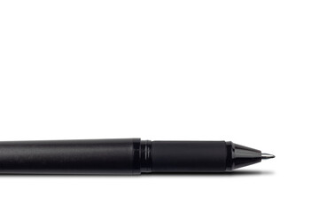 black pen isolated from background, on white background