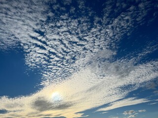 Sky clouds incredible heaven cloudscape sunshine.