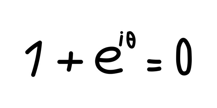 hand drawn of euler's identity