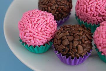 Colorful brazilian sweets