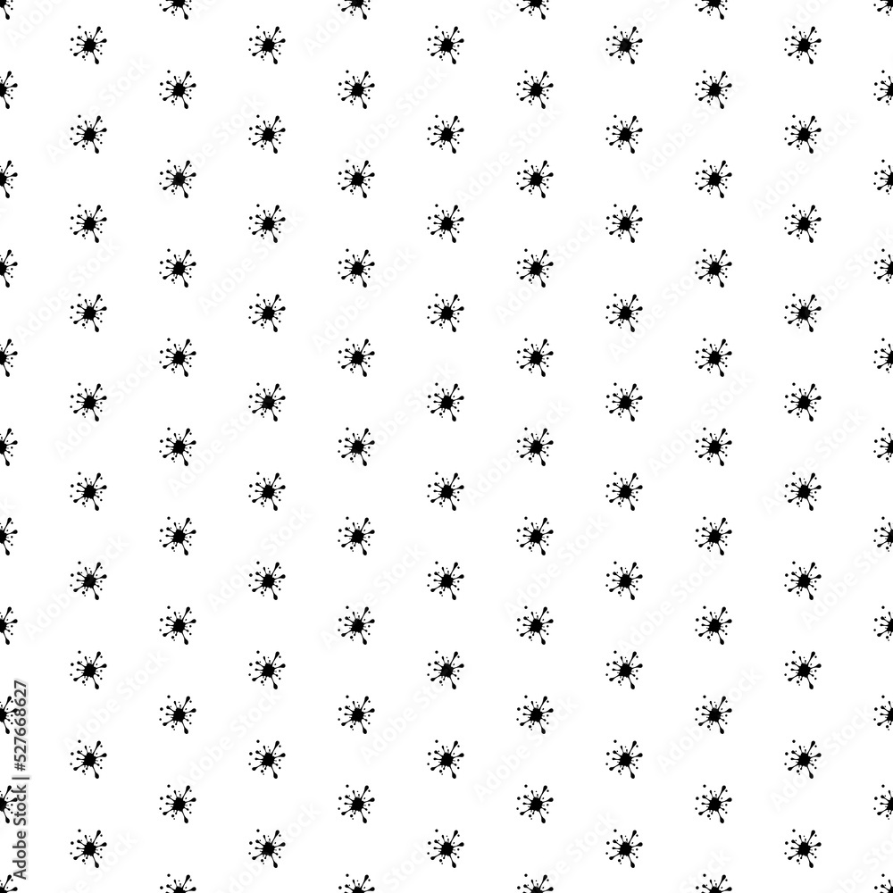 Poster square seamless background pattern from geometric shapes. the pattern is evenly filled with big blac