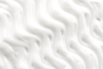 Obraz premium Texture of white cosmetic cream. Moisturizing cream background for dry skin care