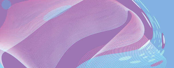 Pink purple geometric shape vector background
