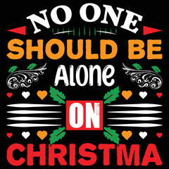 Naklejka premium THE BEST NEW CHRISTMAS T-SHIRT DESIGN 