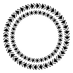 arrow art circle frame

