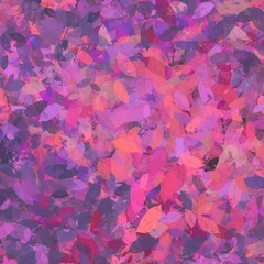 Bright purple background, abstract illustration