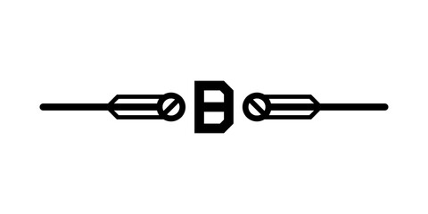 alphabet border line
